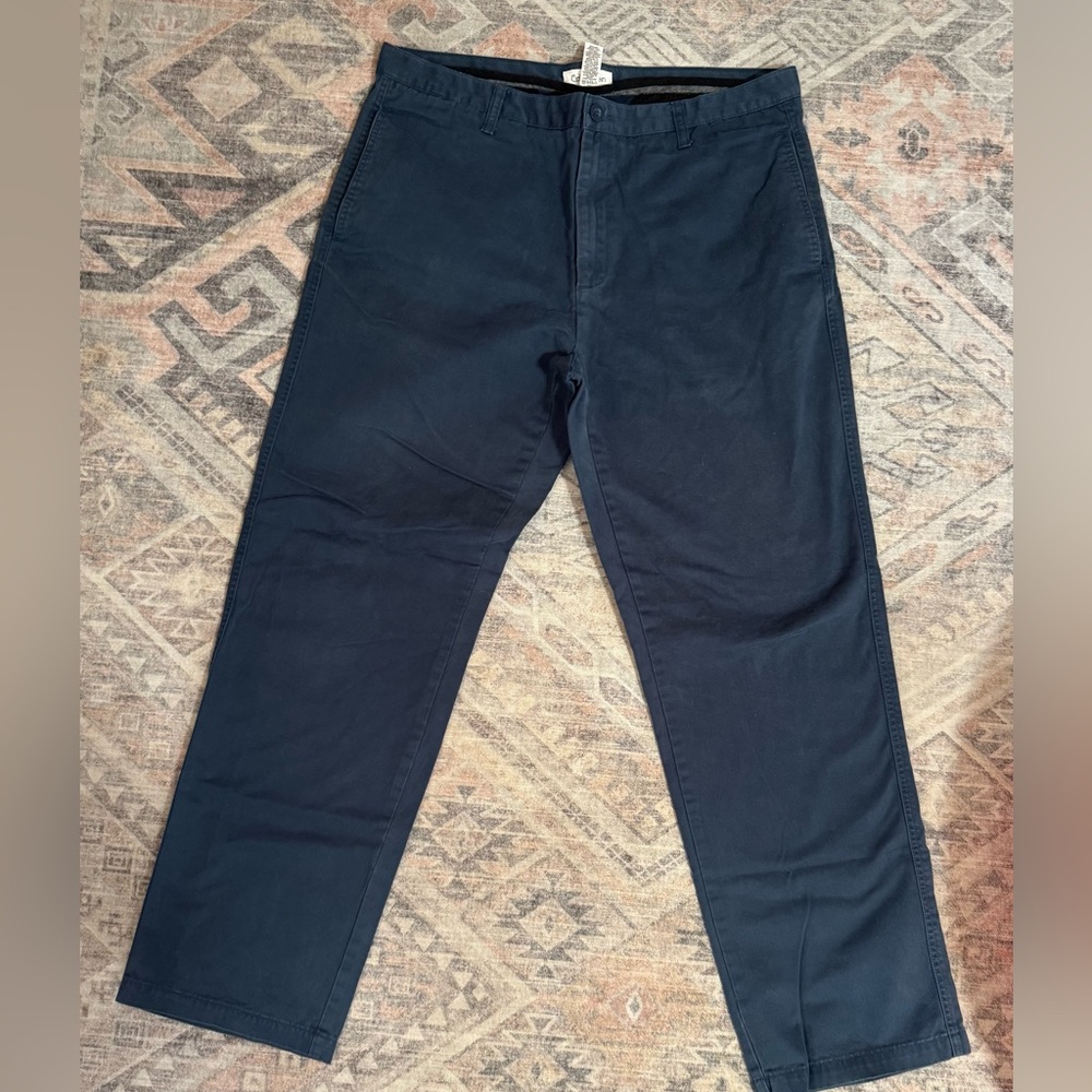 Calvin Klein Straight Leg Navy Men’s Pants